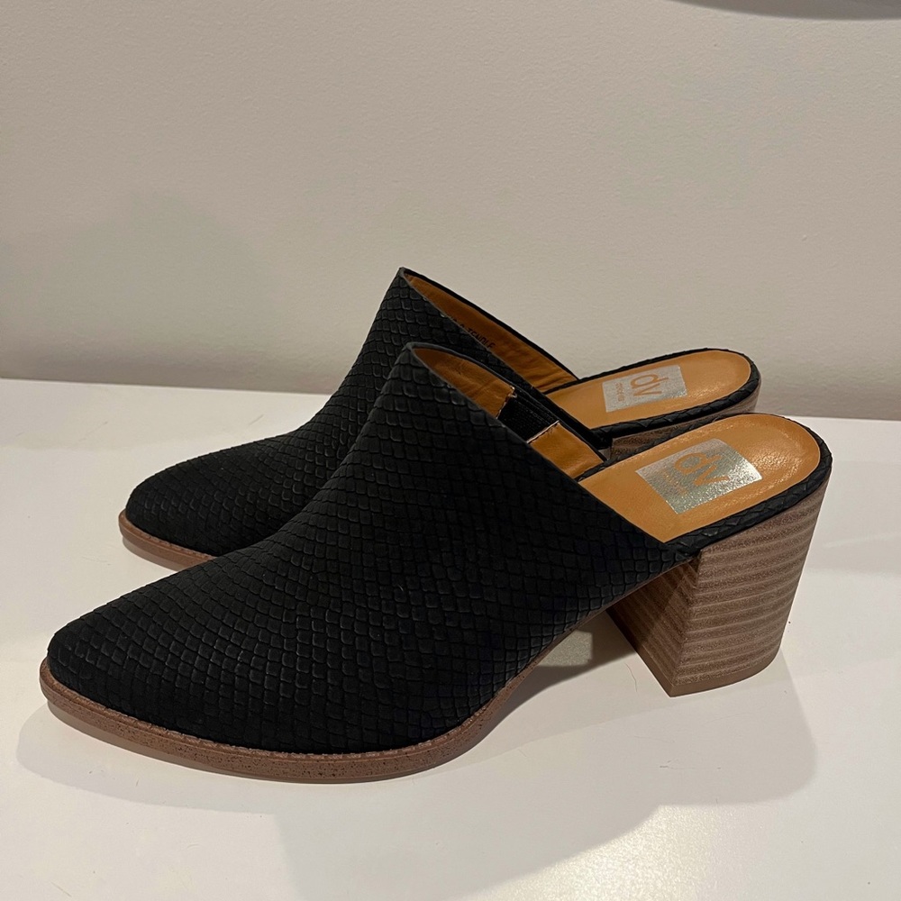 Dolce Vita Leather Heeled Mules